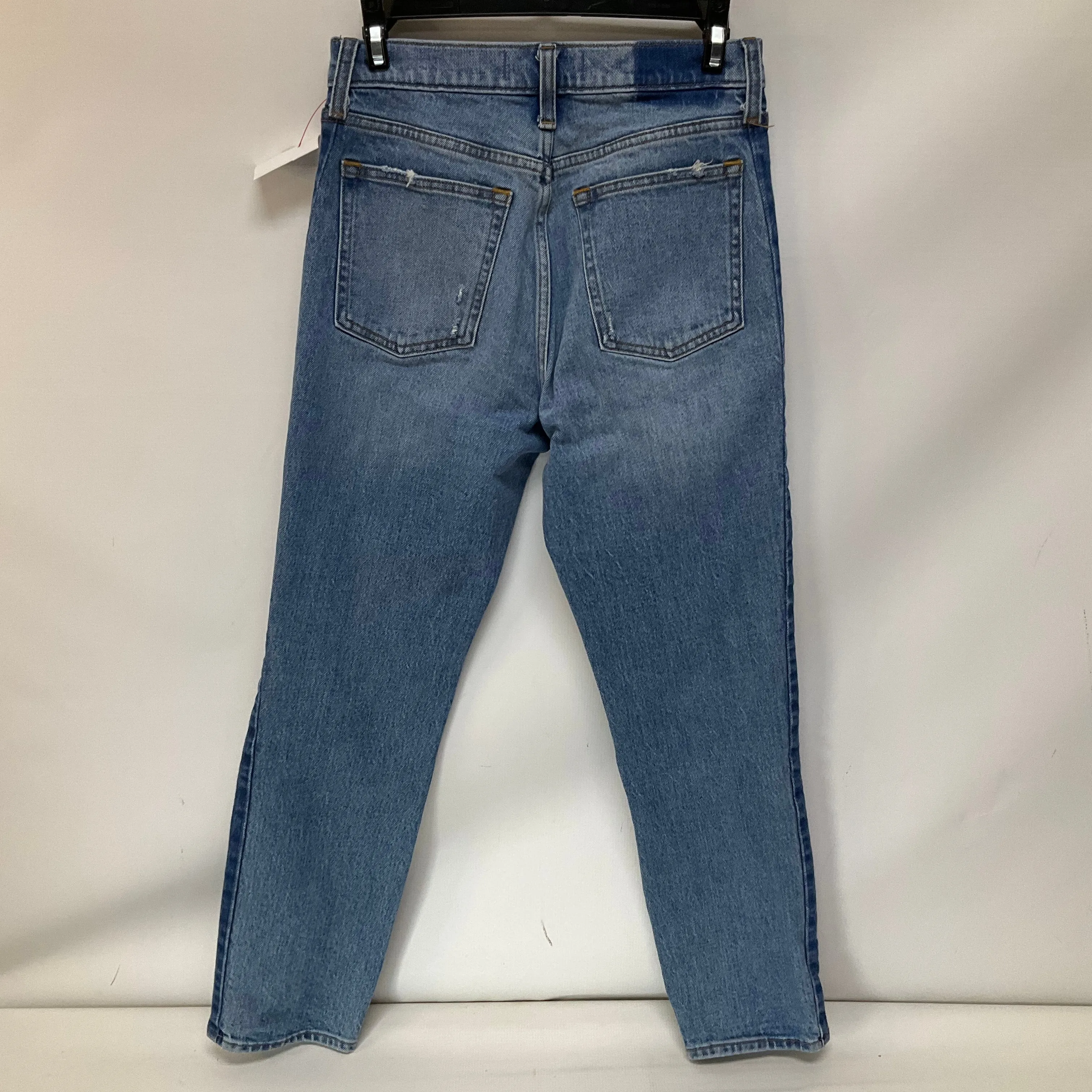 Jeans Straight By Abercrombie And Fitch In Blue Denim, Size: 2