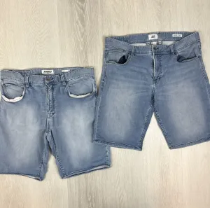 Jeanswest & Just Jeans Mens Stretch Denim Jean Shorts Size 36 (2 Pairs)