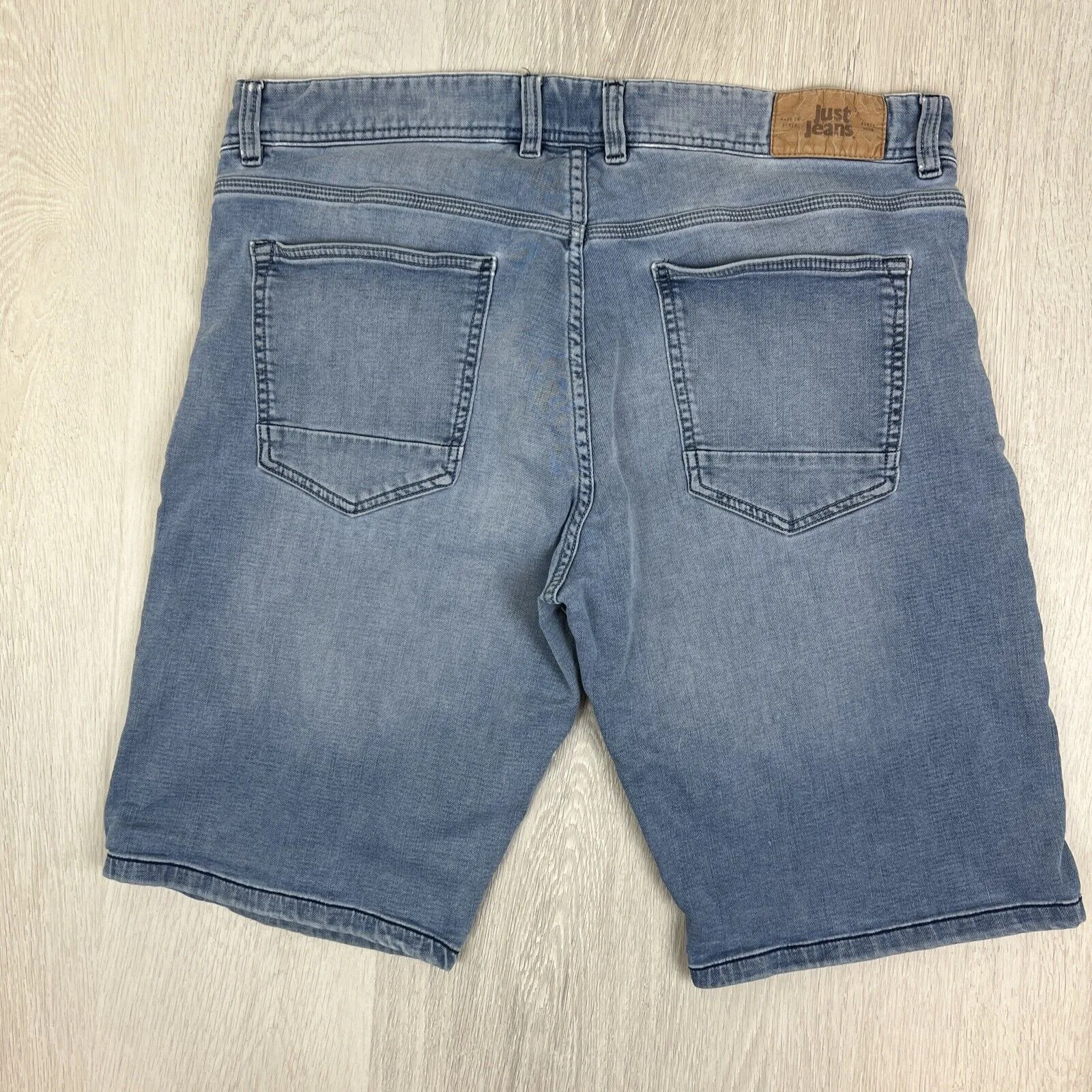 Jeanswest & Just Jeans Mens Stretch Denim Jean Shorts Size 36 (2 Pairs)