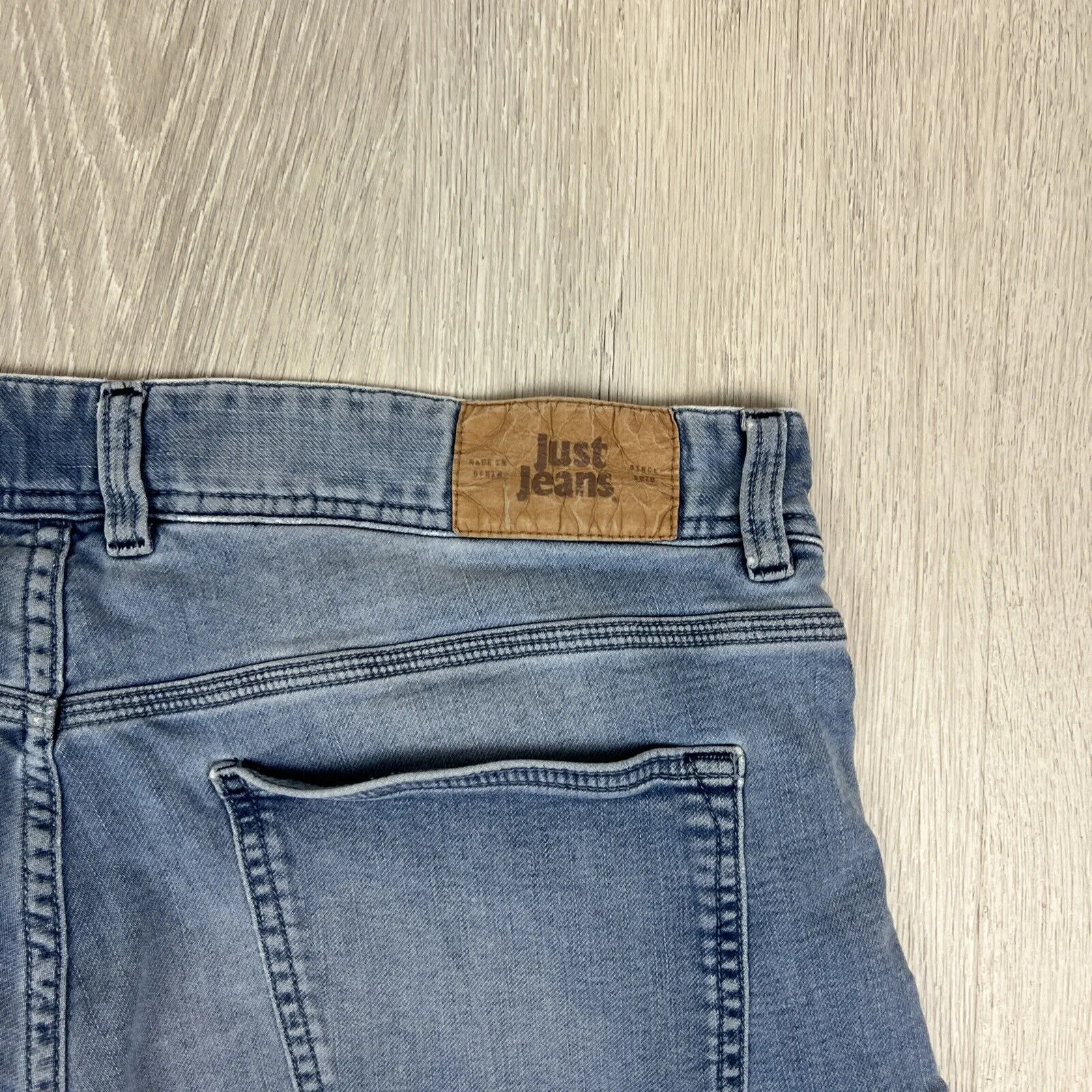 Jeanswest & Just Jeans Mens Stretch Denim Jean Shorts Size 36 (2 Pairs)