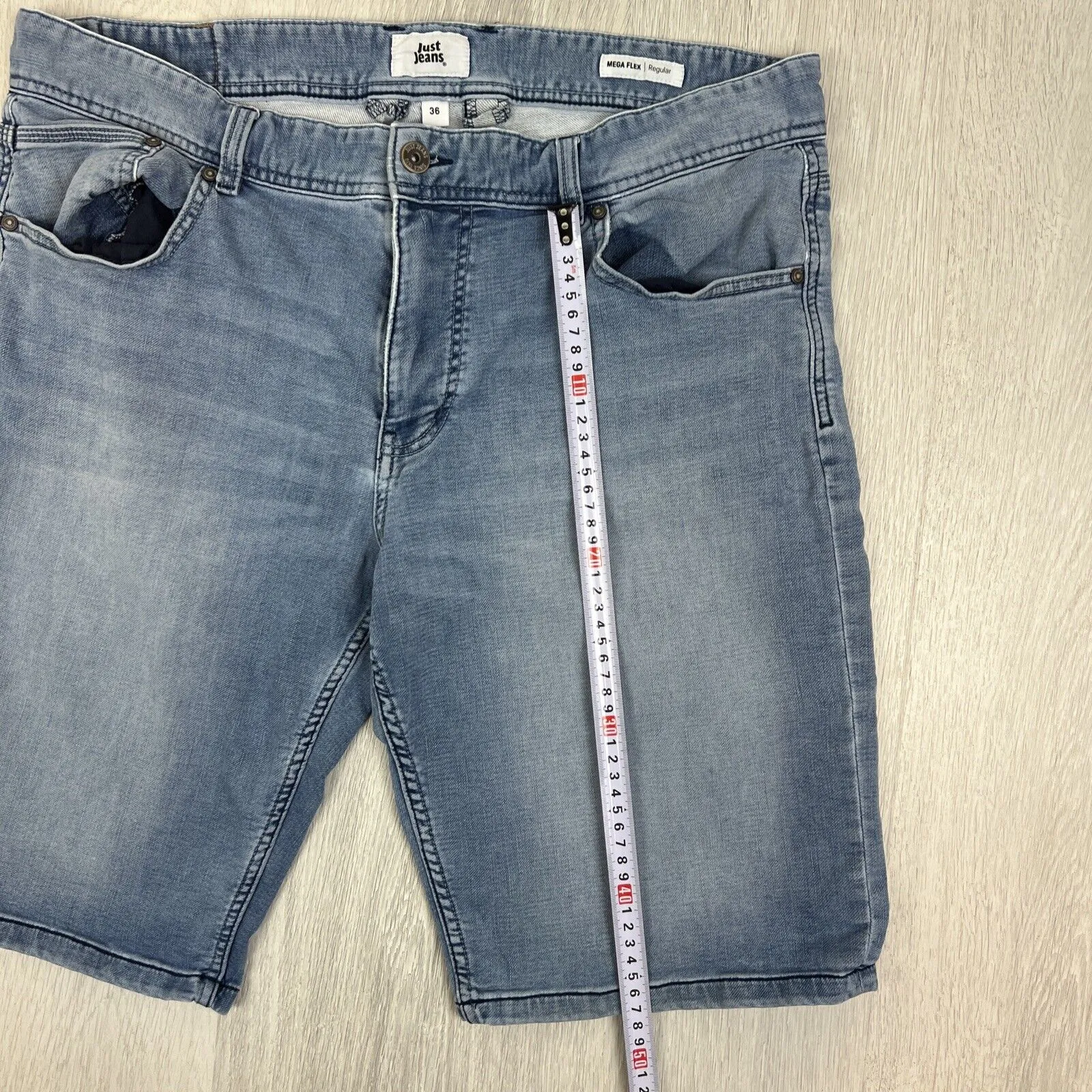 Jeanswest & Just Jeans Mens Stretch Denim Jean Shorts Size 36 (2 Pairs)