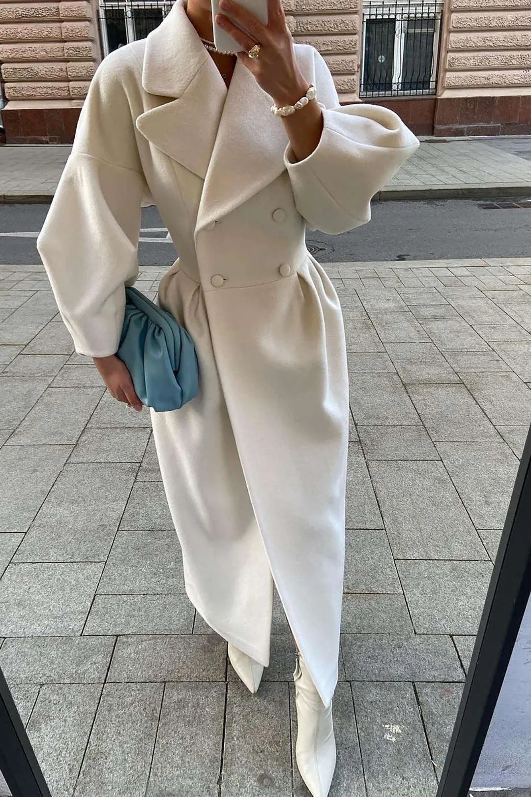 Jodie - Elegant Double Breasted Design Woman's Trench Coat
