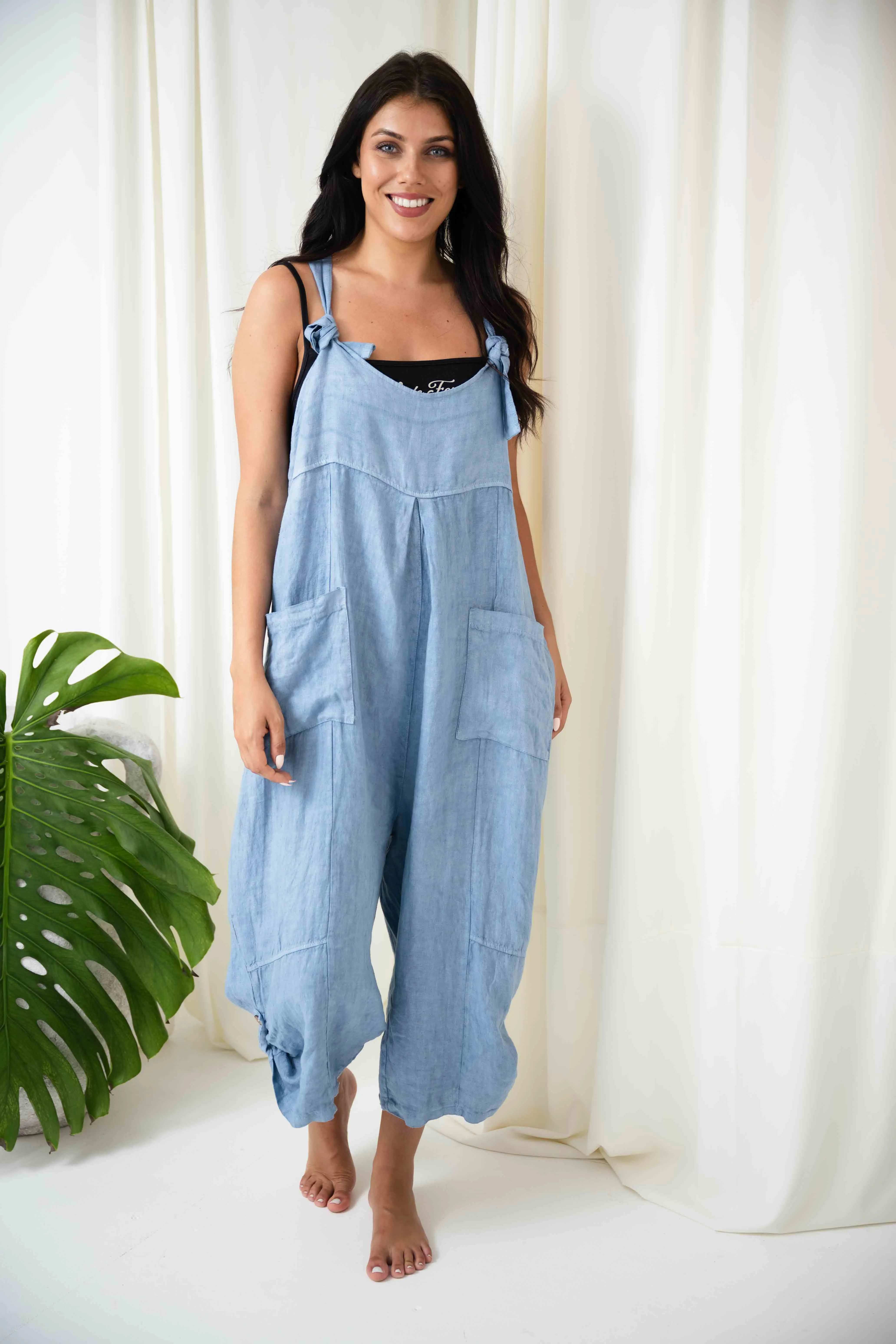 Jovie Baggy Jumpsuit | Jeans Blue