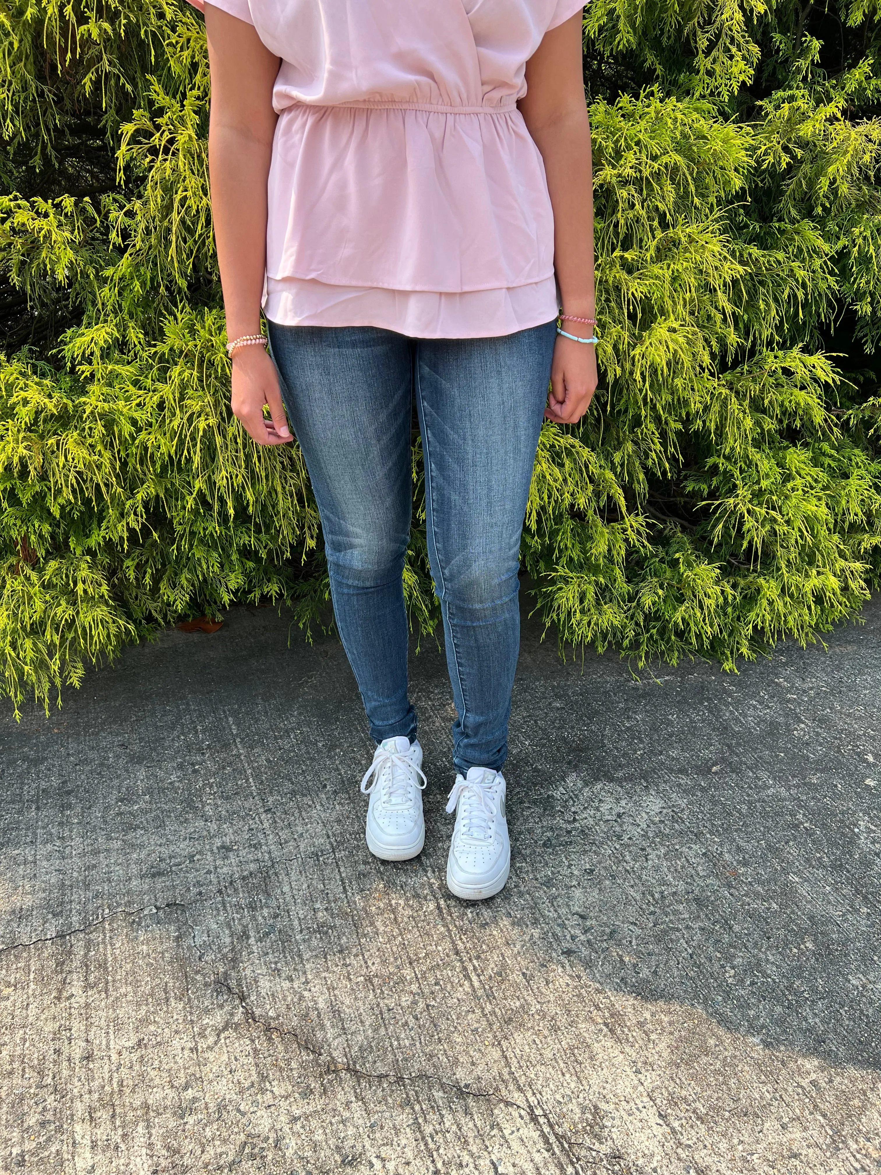 Judy Blue All Dyed Up Mid-Rise Skinny Jeans