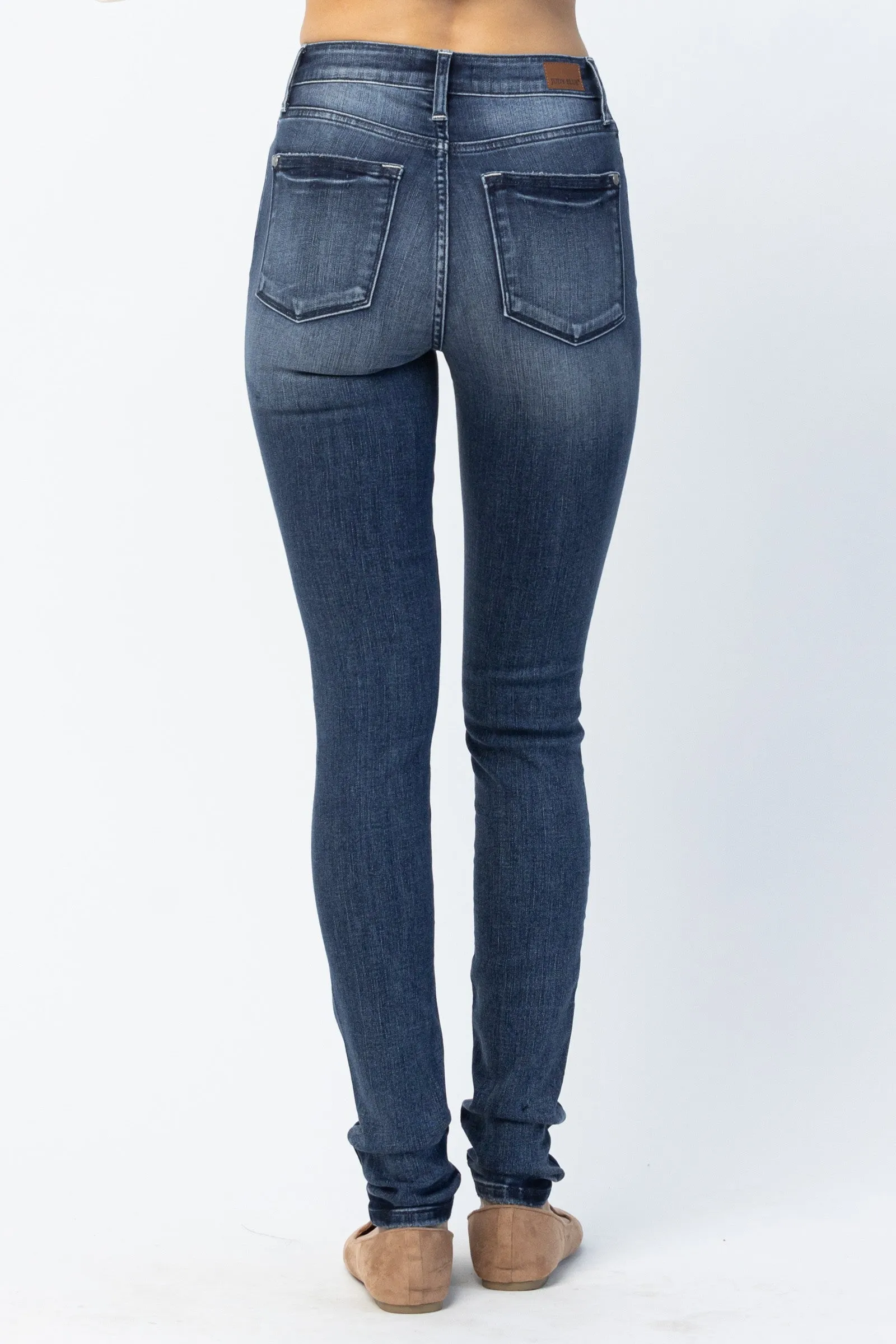 Judy Blue All Dyed Up Mid-Rise Skinny Jeans