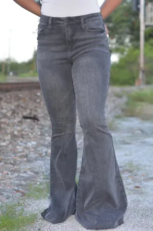 Judy Blue Black Wash Bell Bottoms