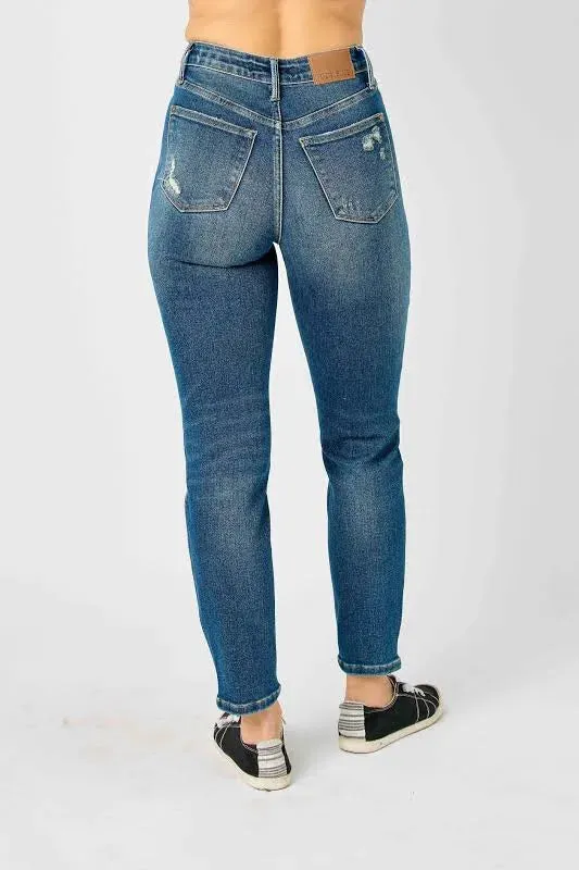 JUDY BLUE HIGH WAIST SLIM FIT JEANS (TUMMY CONTROL) | Stuffology Boutique