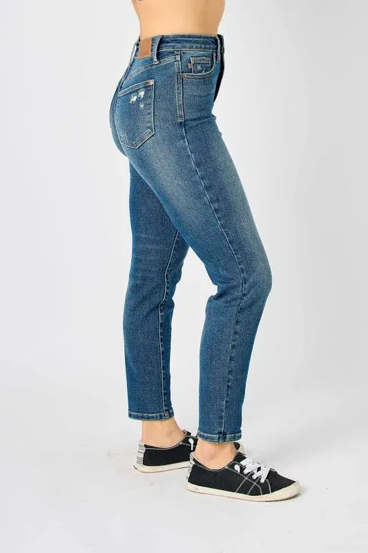 JUDY BLUE HIGH WAIST SLIM FIT JEANS (TUMMY CONTROL) | Stuffology Boutique