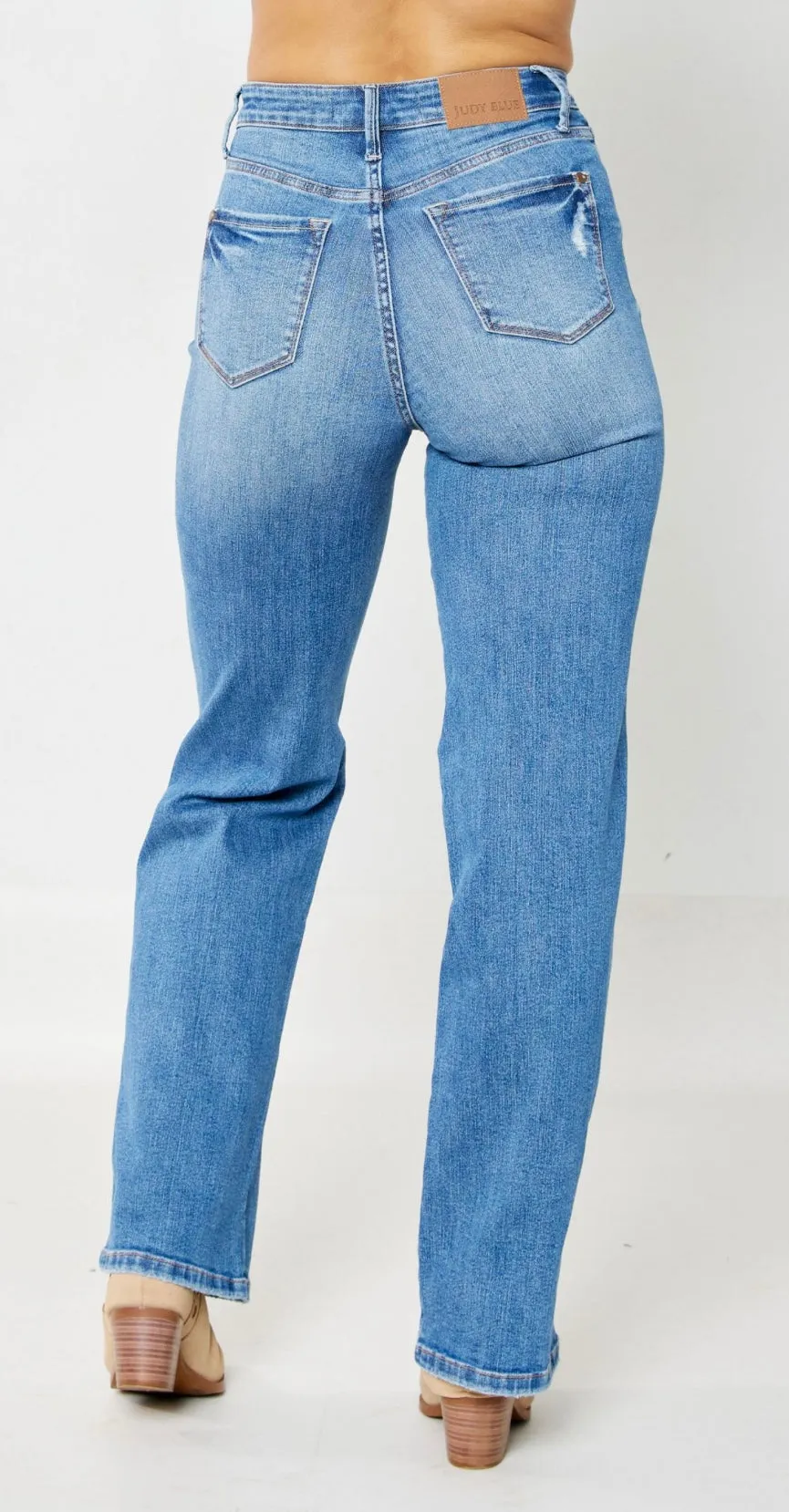 Judy Blue Tummy Control Straight Jean