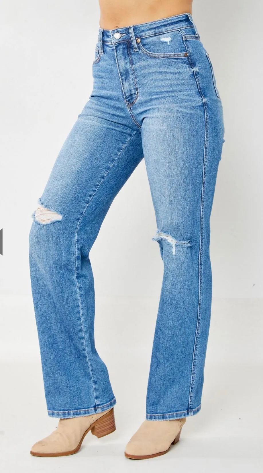 Judy Blue Tummy Control Straight Jean