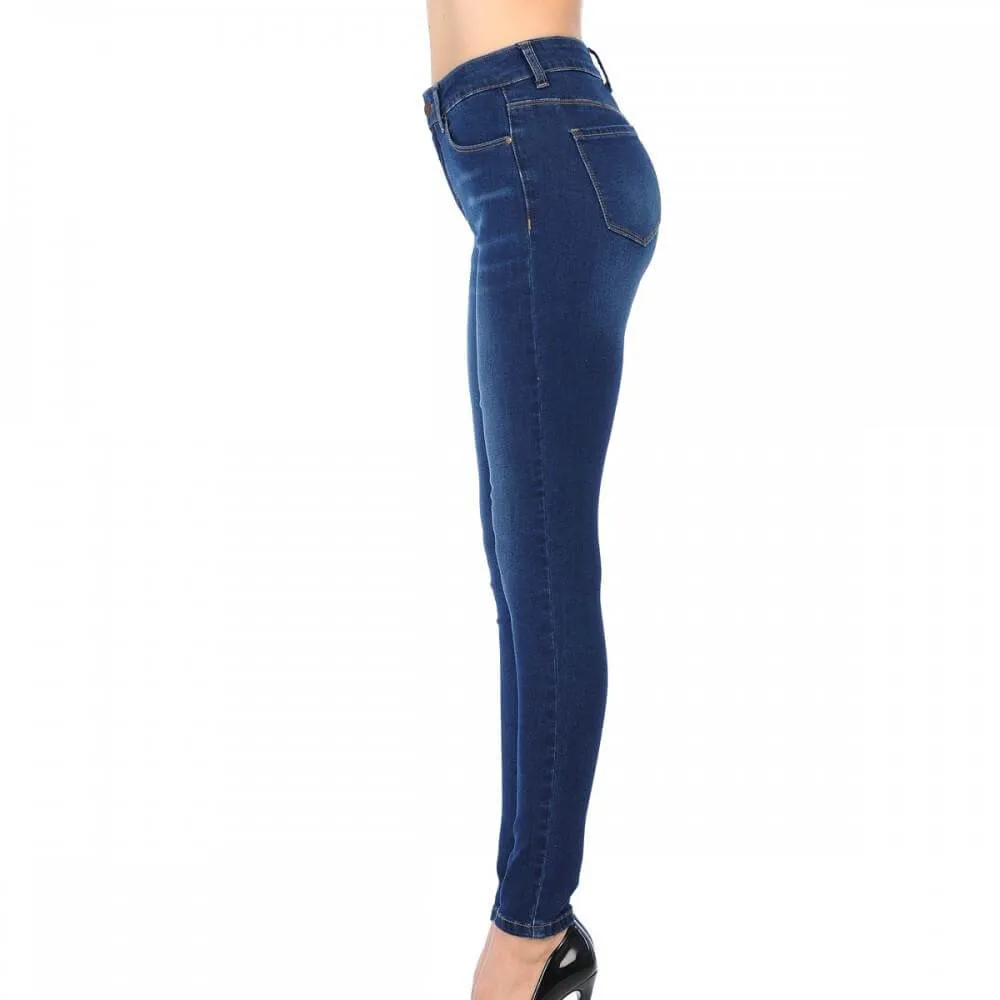 Juniors Stretch Wax Jeans