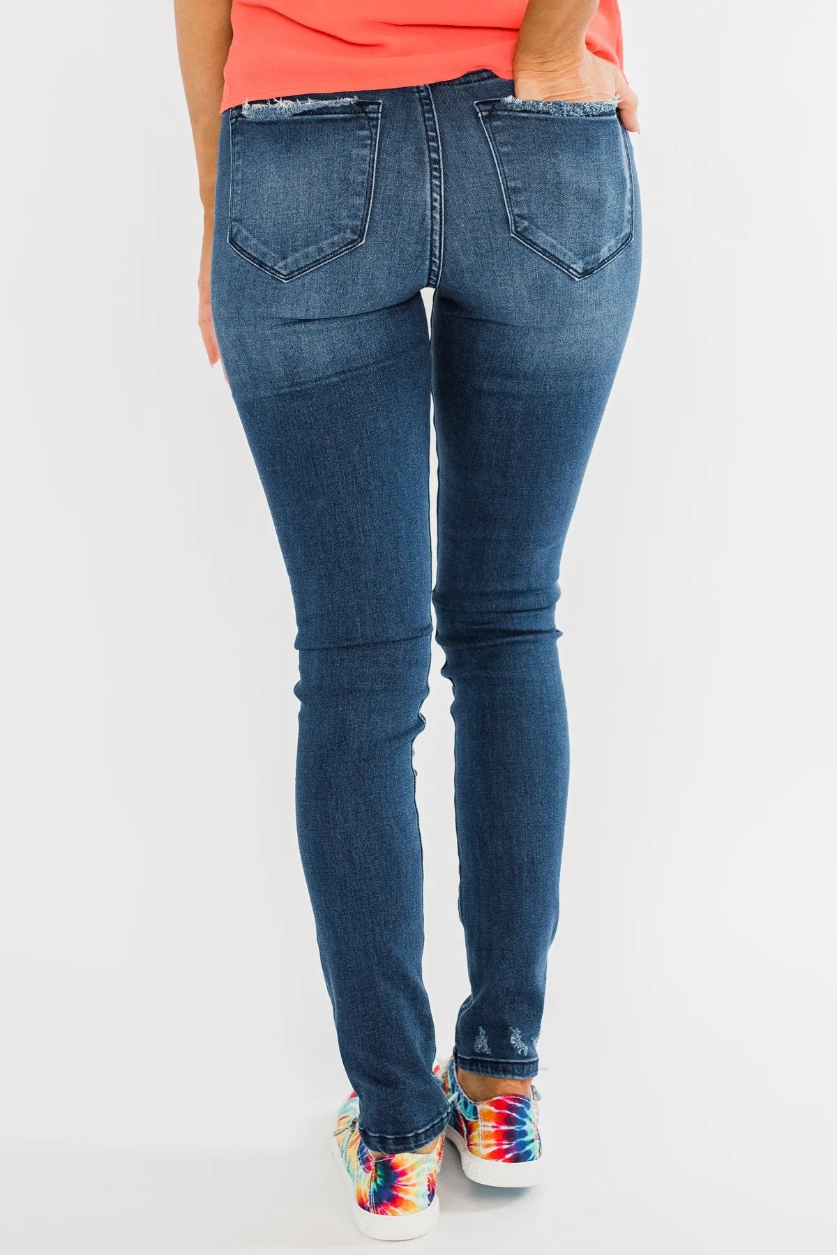 KanCan Button Fly Jeans- Kami Wash
