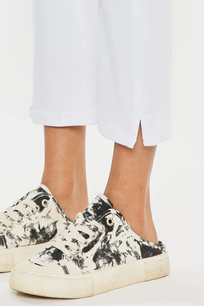 KANCAN Korina High Rise White Flare Jeans