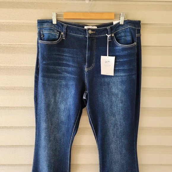 Kancan Parker high rise flare hem jeans