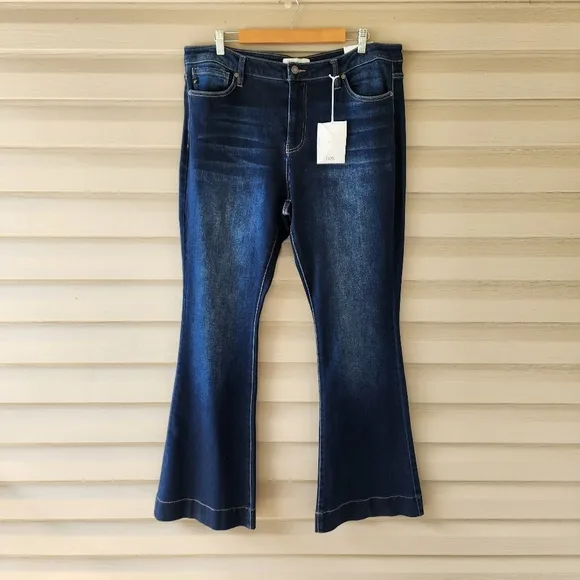 Kancan Parker high rise flare hem jeans