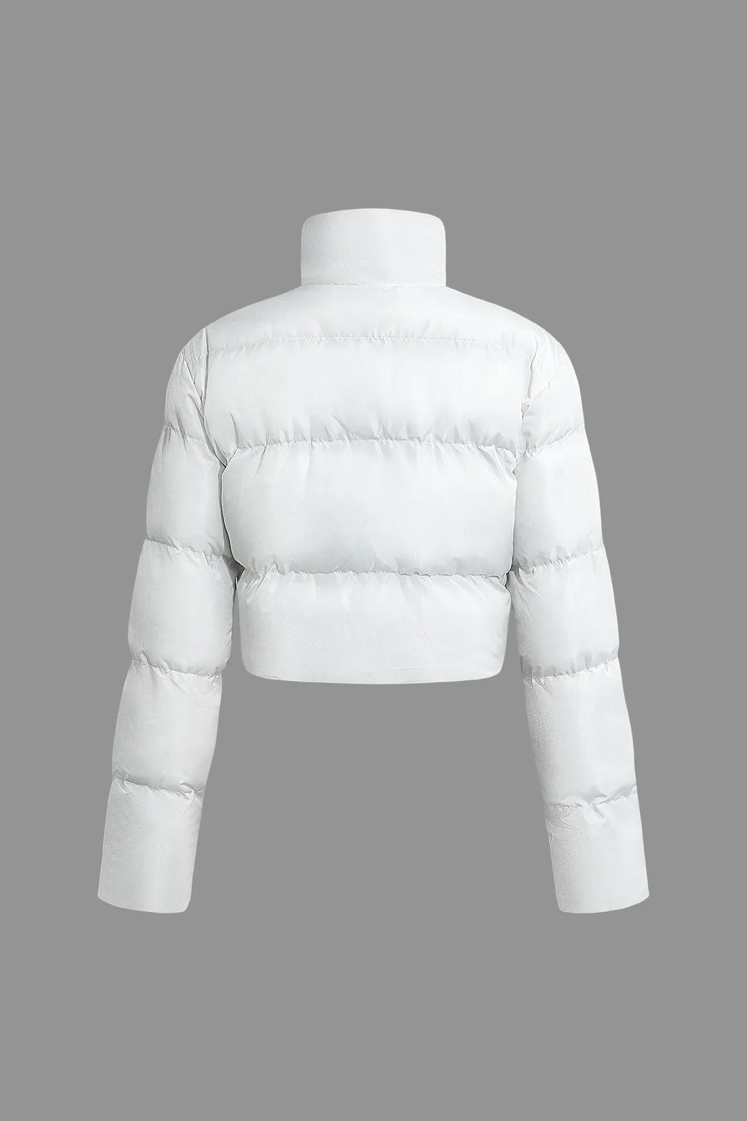 Khloe - Chic Stand Collar Design Woman's Puffer Jacket