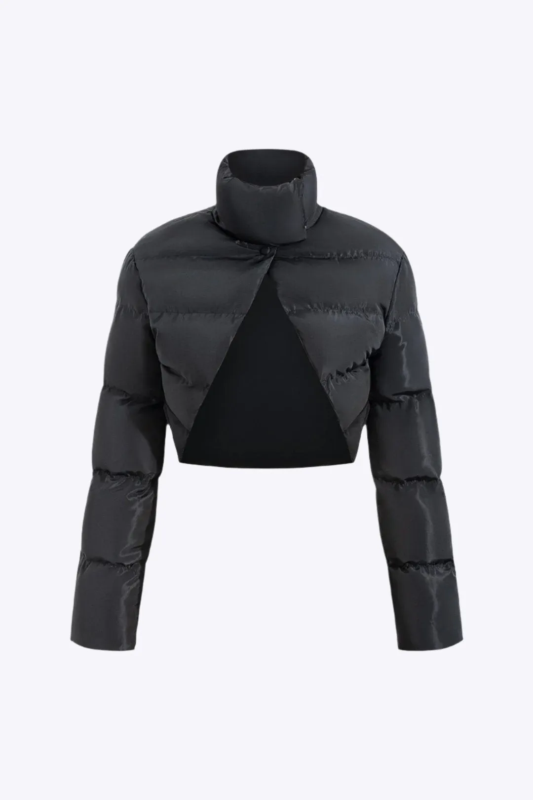 Khloe - Chic Stand Collar Design Woman's Puffer Jacket