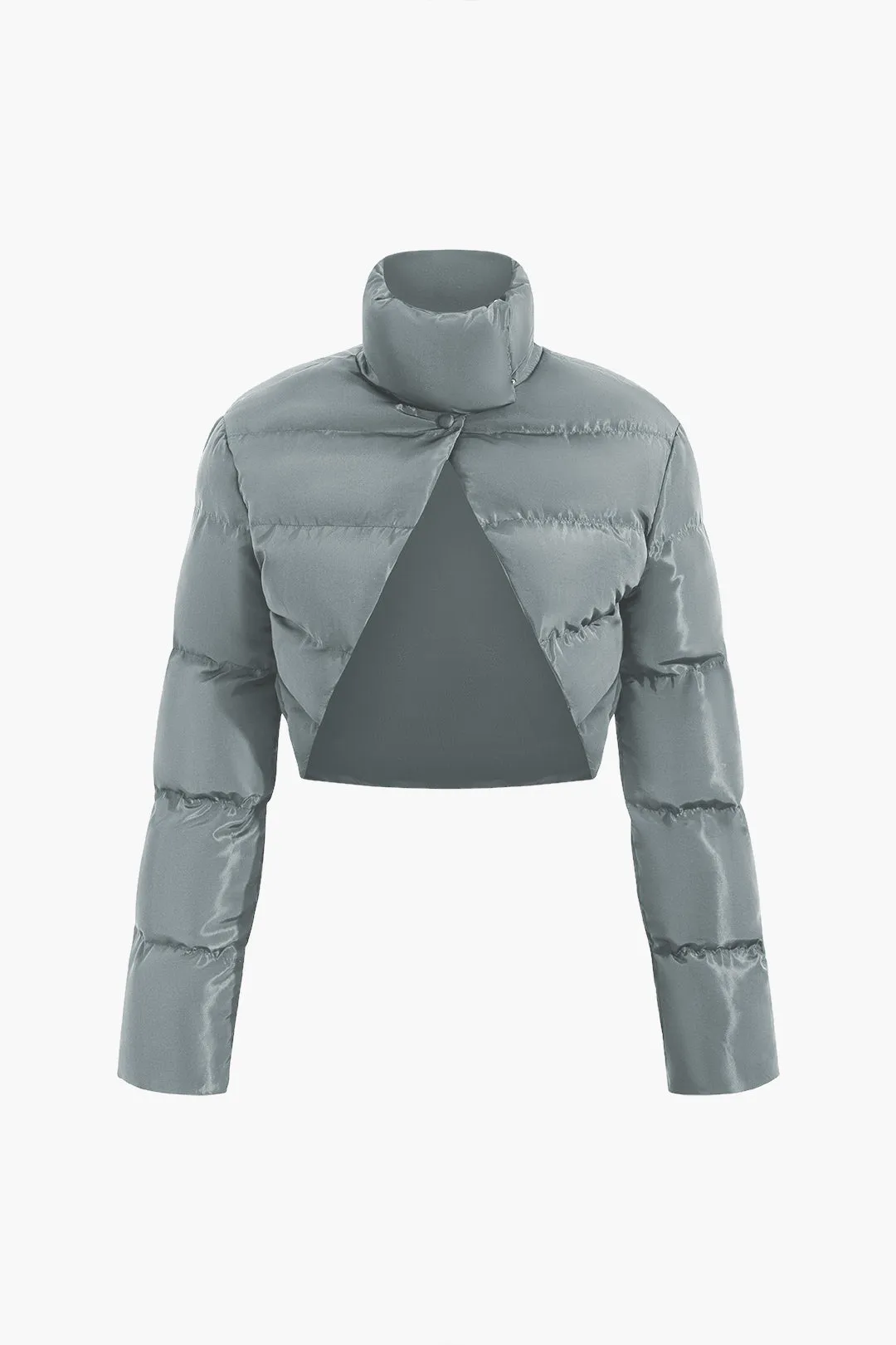 Khloe - Chic Stand Collar Design Woman's Puffer Jacket
