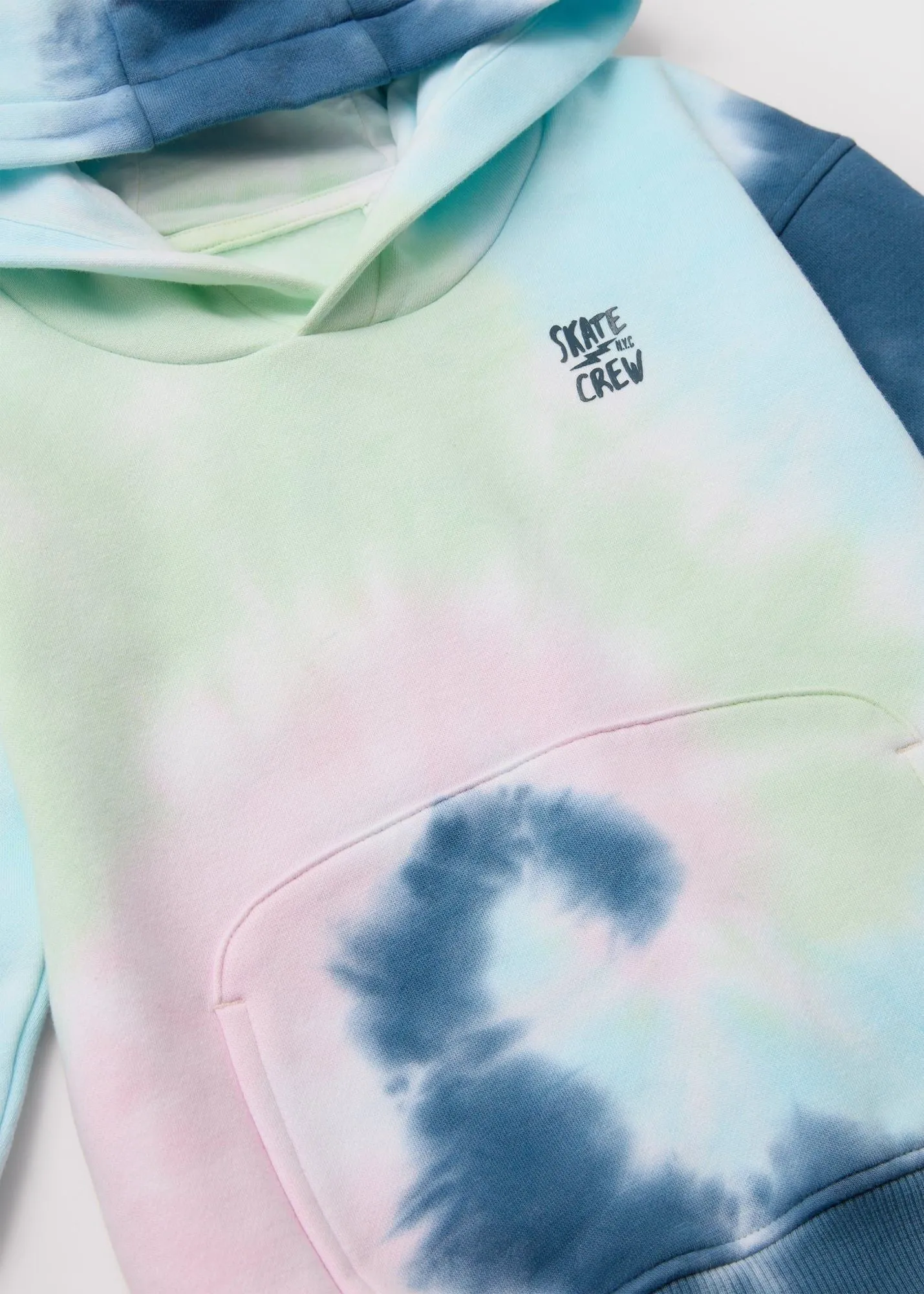 Kids Soft Cotton Tie&Dye  Fleece Hoodie