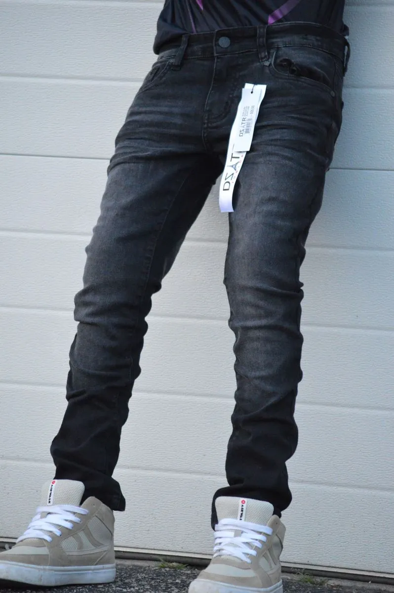 KIDS ULTRA STRETCH DENIM - BLACK CLOUD (DZTR-K-014)