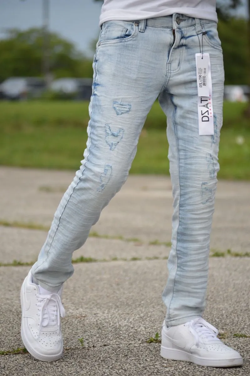 KIDS ULTRA STRETCH DENIM - ICE CRUSH (DZTR-K-027)