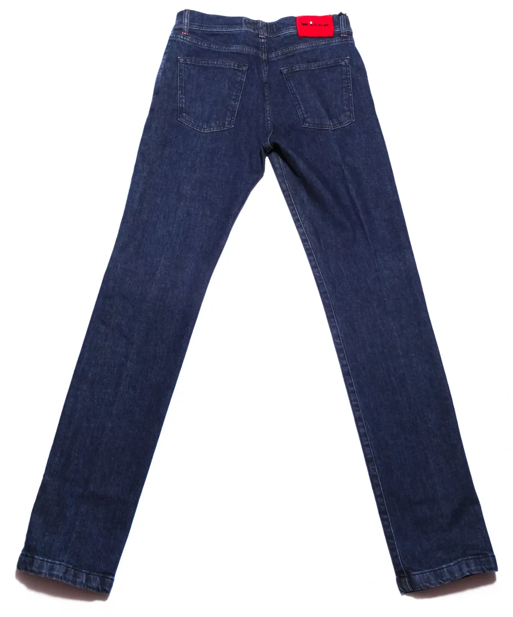 Kiton Denim Blue Jeans - Slim