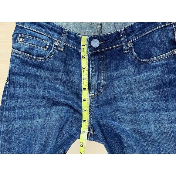 Kut From The Kloth Women Boot Cut Jeans Blue Size 6 Mid Rise Stretch Zipper