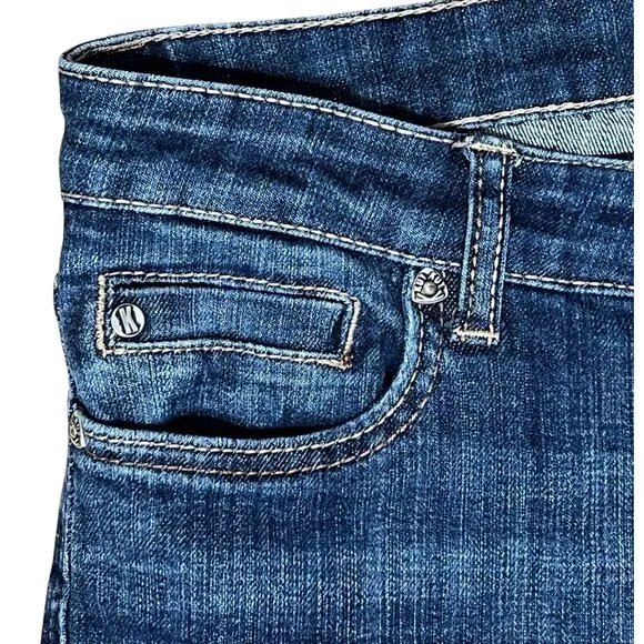 Kut From The Kloth Women Boot Cut Jeans Blue Size 6 Mid Rise Stretch Zipper