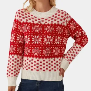 Ladies' Christmas Snowflake Jumper Guide