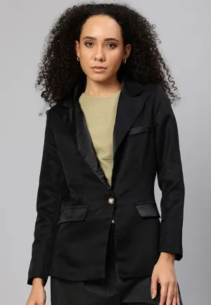 Lapel Collar Buttoned Blazer By RUW