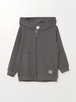 LCW baby

Dark Gray Hooded Long Sleeve Baby Boy Zippered Sweatshirt