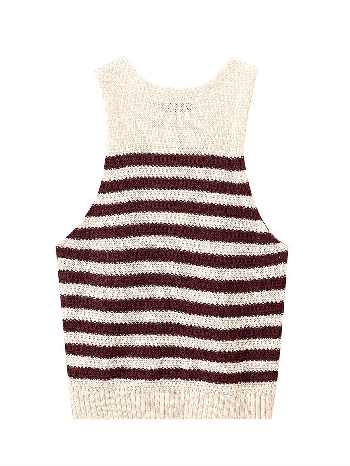 Leisure Striped Sweater Vest