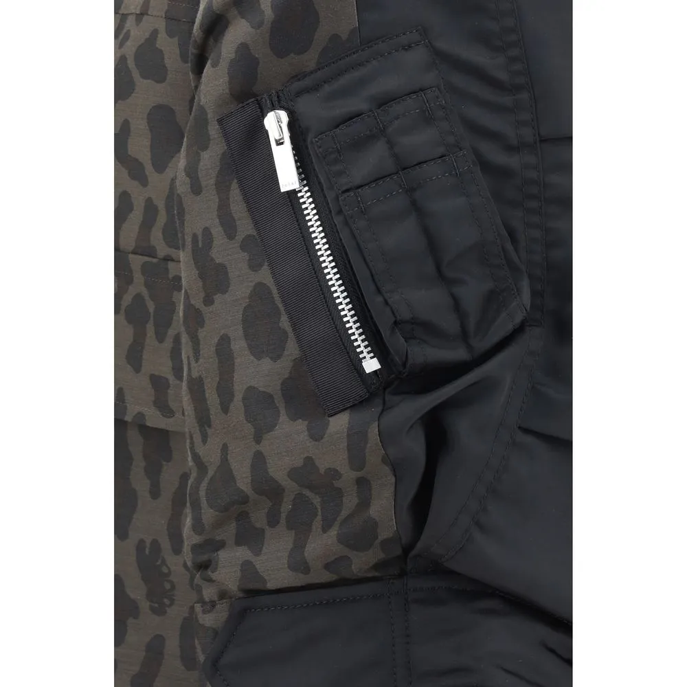 Leopard Bomber Jacket