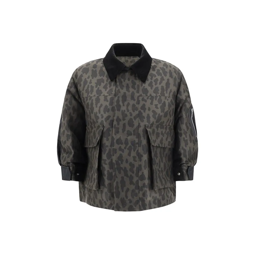 Leopard Bomber Jacket