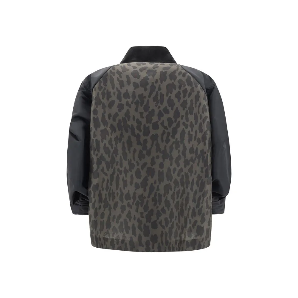 Leopard Bomber Jacket