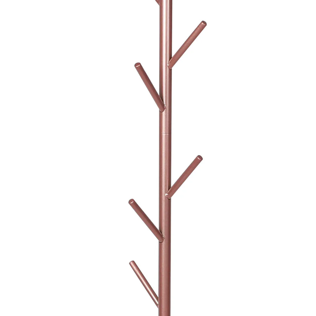 Levede Coat Rack Hat Clothes Stand Hanger Rose Gold Rose Golden