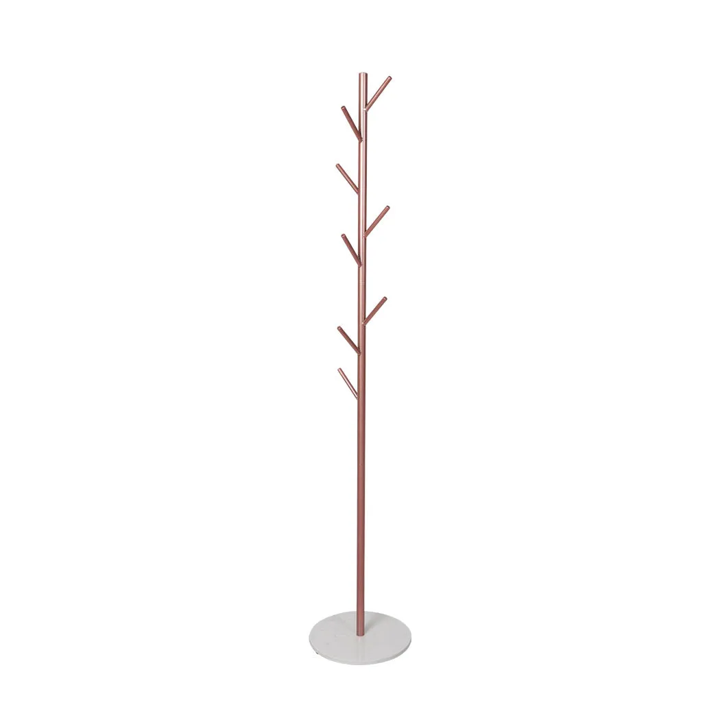 Levede Coat Rack Hat Clothes Stand Hanger Rose Gold Rose Golden