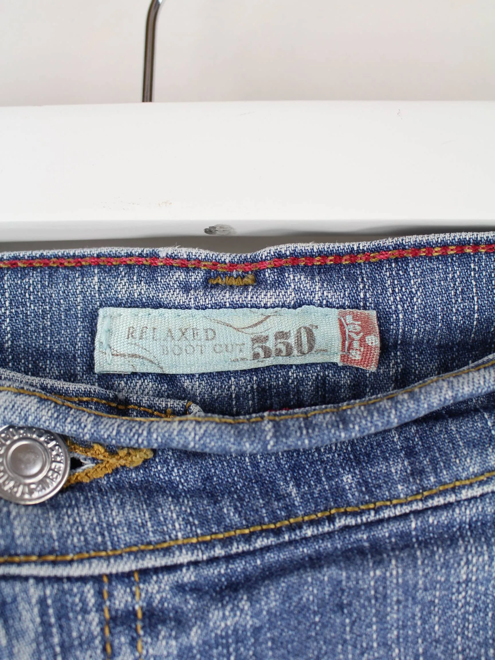 Levi's Damen 550 Relaxed Boot Cut Jeans Blau W36 L32