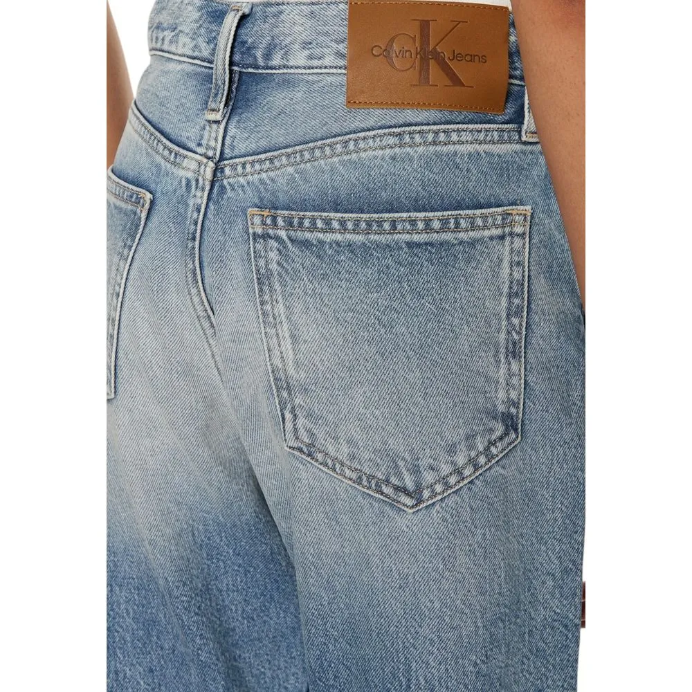Light Blue Cotton Jeans & Pant