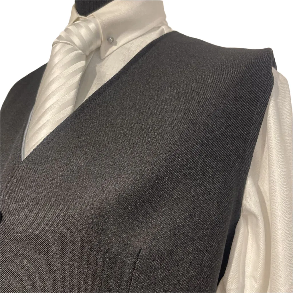 Light Grey and Black Reversible Vest