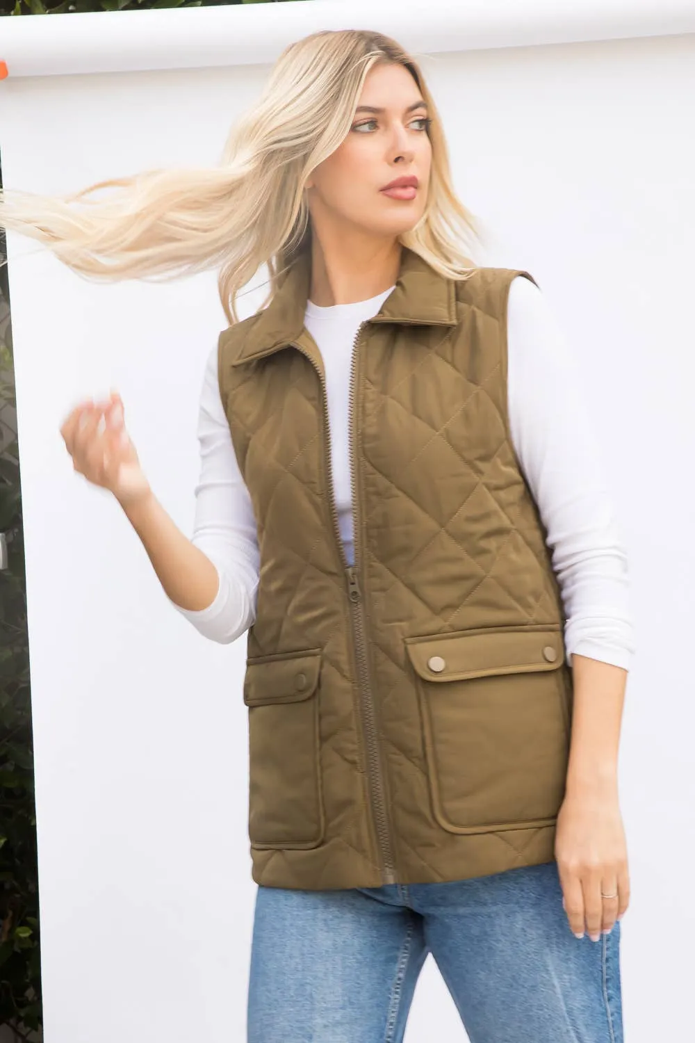 Light Weight Polyfill Quilted Vest