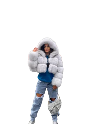 Lily™ | Casual Cropped Mini Hooded Coat