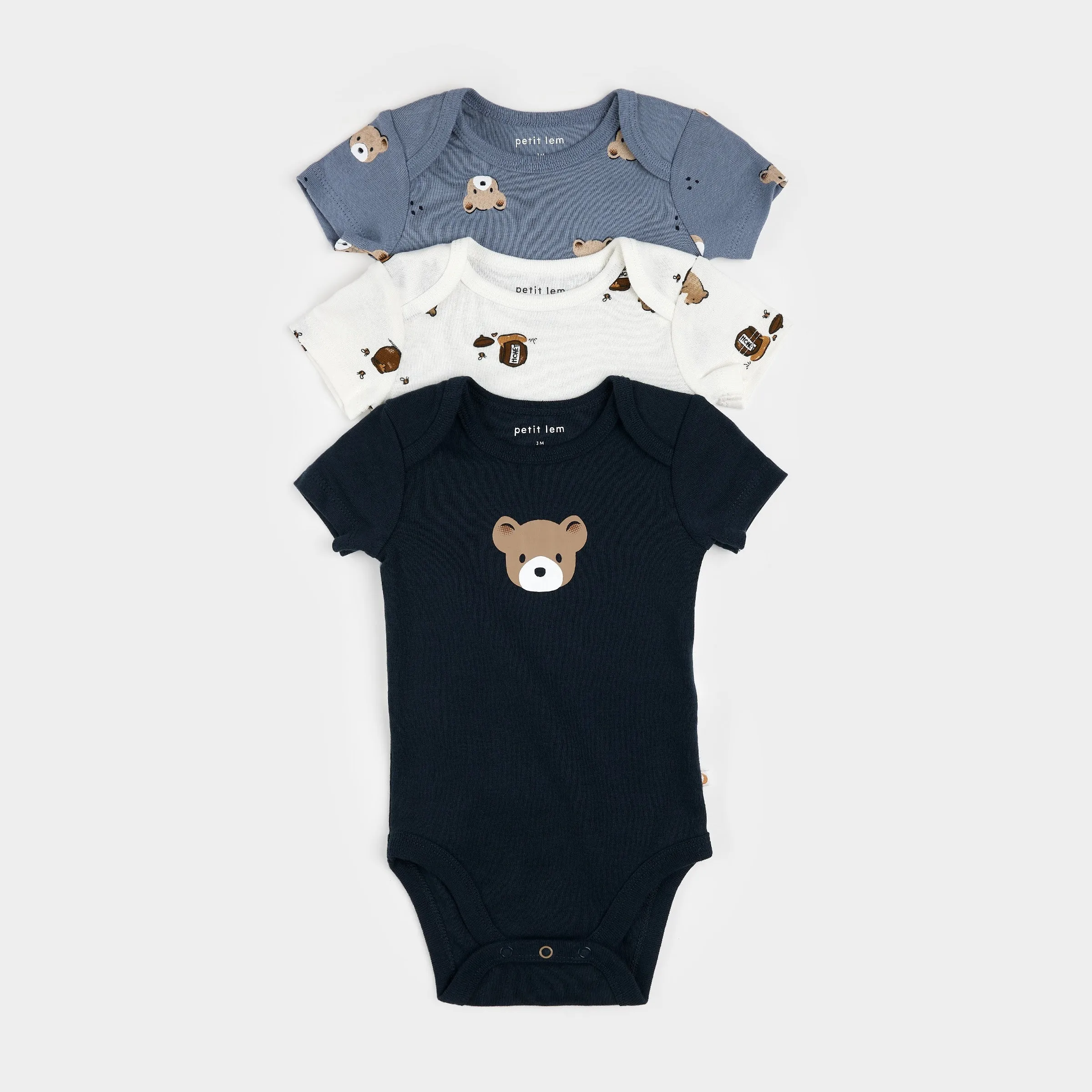 Little Cub 3pc Bodysuits