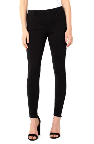 Liverpool Gia Glider Pull-On Super Stretch Ponte - Black