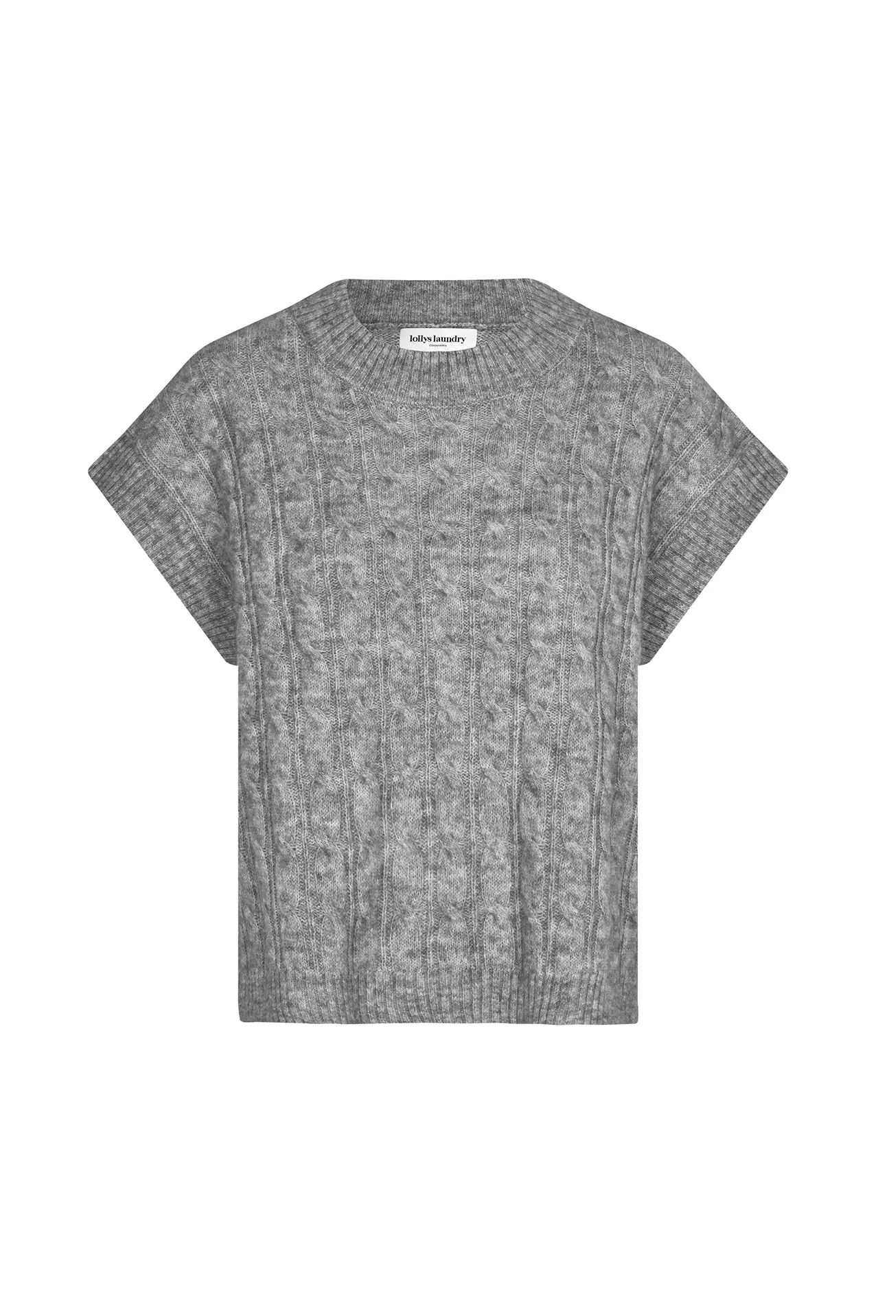 LOLLYS LAUNDRY Finn Vest | Light Grey Melange