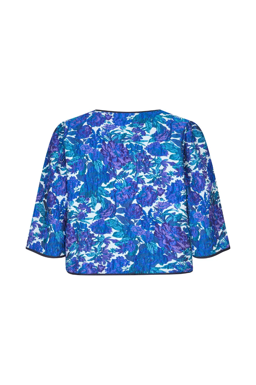 LOLLYS LAUNDRY Trine Short Jacket | Flower Print