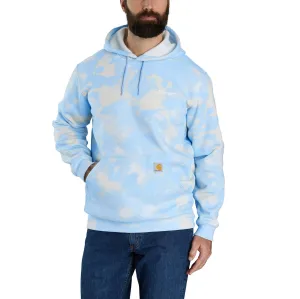 Loose Fit Midweight Hooded Watercolor Camo Sweatshirt