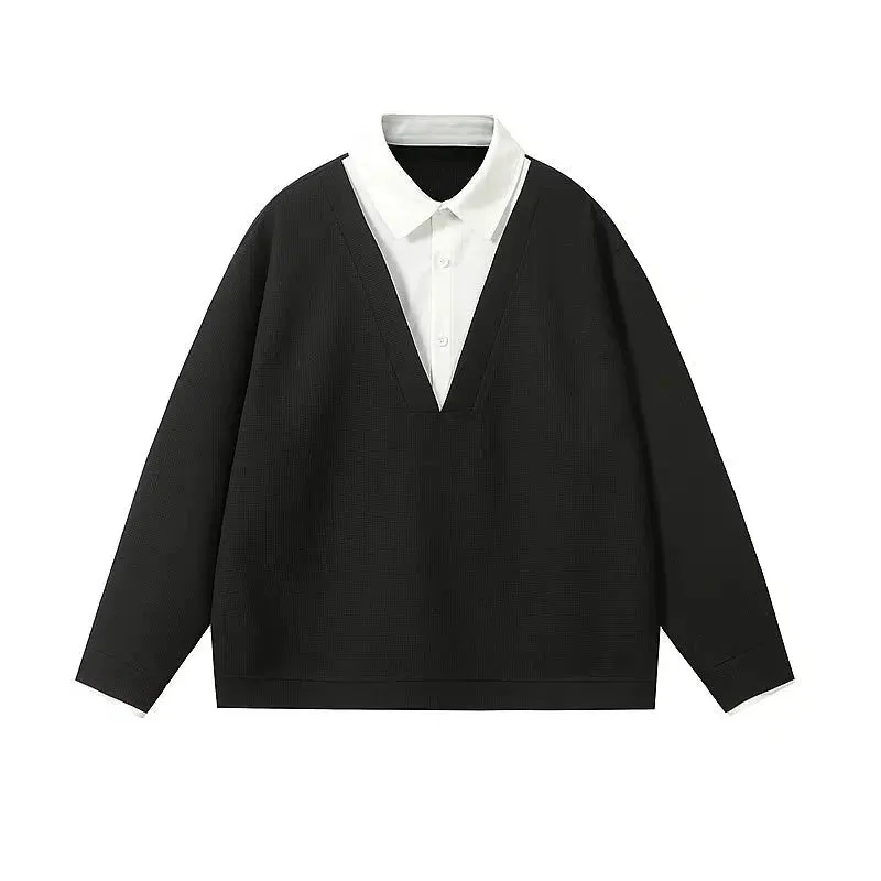 Loose-fit Polo Collar Pullover