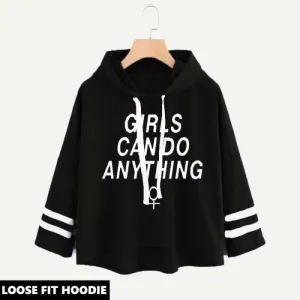 LOOSE FIT PRINTED HOODIE ( CAN DO ANYTHING PRINT )