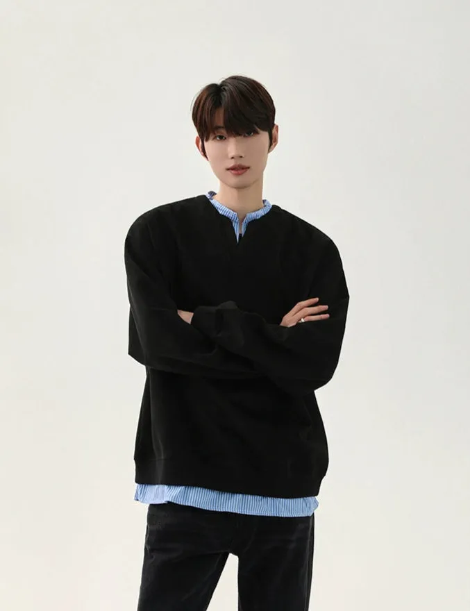 Loose-fit V-Neck Pullover